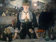 Edouard Manet A Bar at the Folies-Bergere (mk09) oil painting